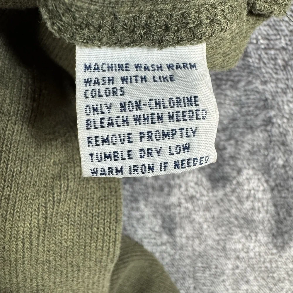 Polo Ralph Lauren Full Zip Mock Neck Jacket Mens Large Olive Green Purple Horse